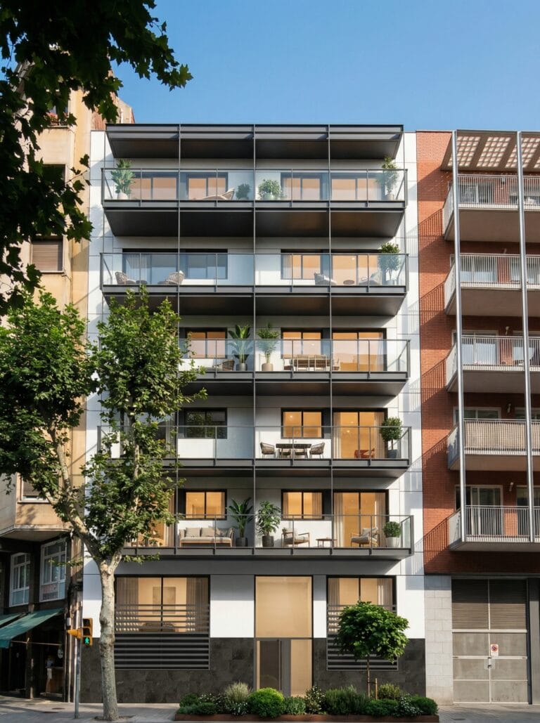 Edificio Calle Industria de nuestro Arquitecto en Barcelona
