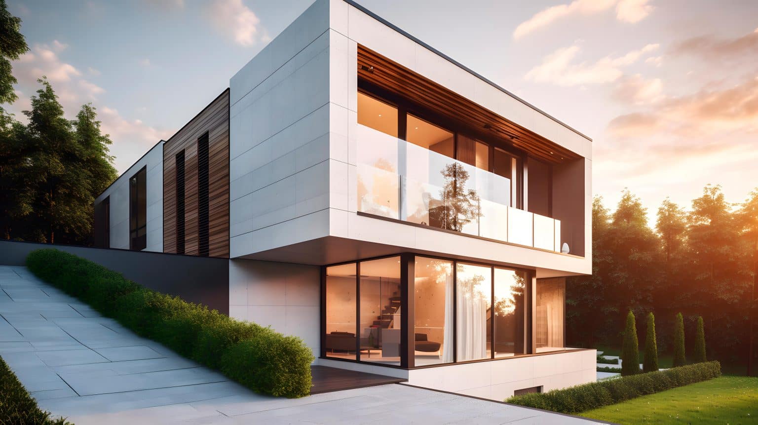 Architecture project of a house