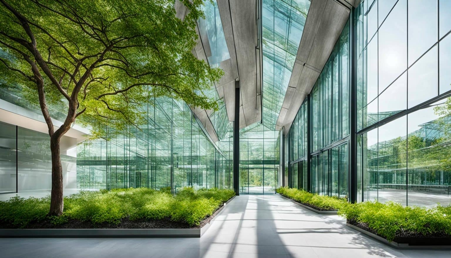 Landscaped interior architecture project