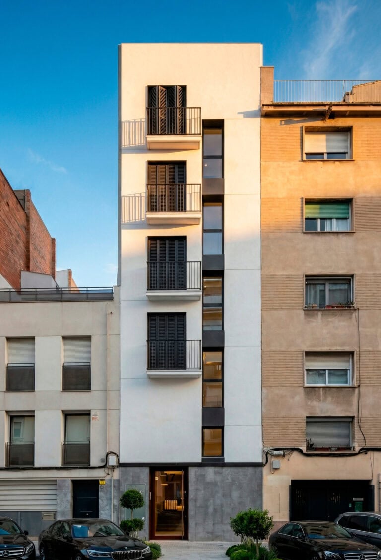 Edificio en la Calle Lope de Vega de Barcelona